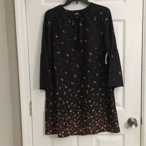 NWT Old Navy Black Floral Dress